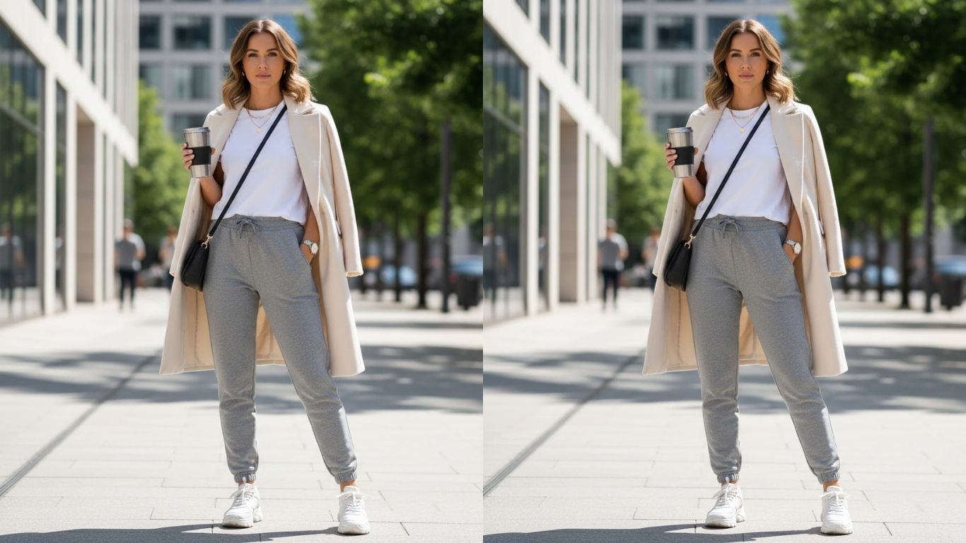 What to Wear With Grey Sweatpants: 10 Easy Stylish Outfits