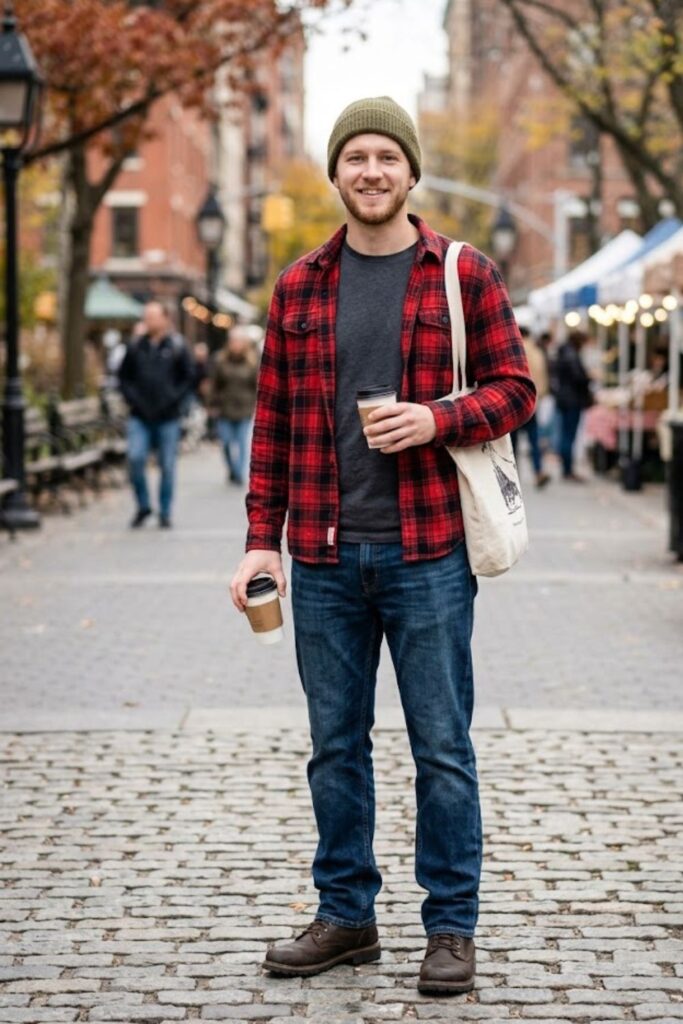 Flannel Shirt with Jeans