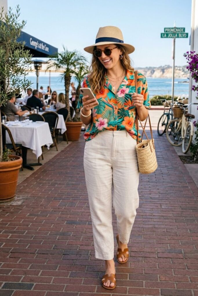 Hawaiian Shirt with Linen Pants