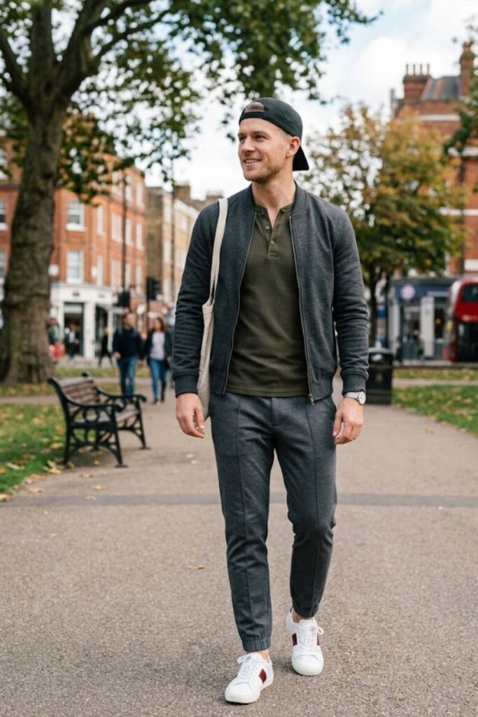 Henley Shirt with Joggers