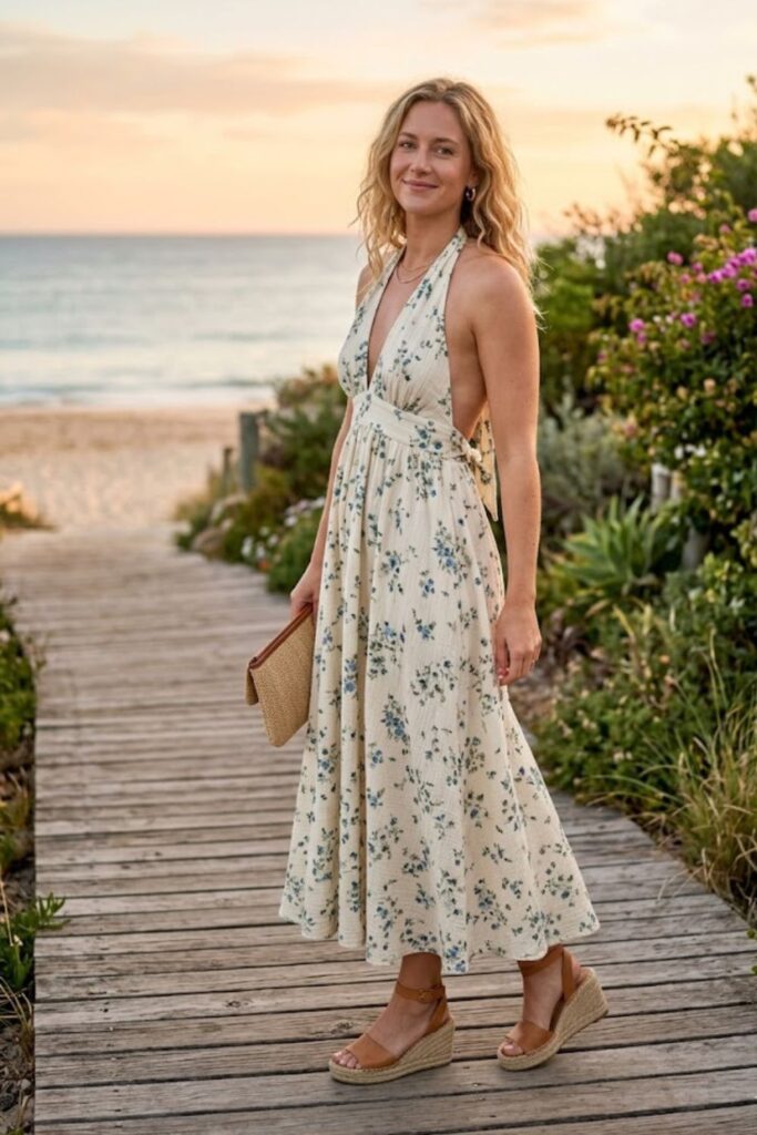 Halter Neck Dress