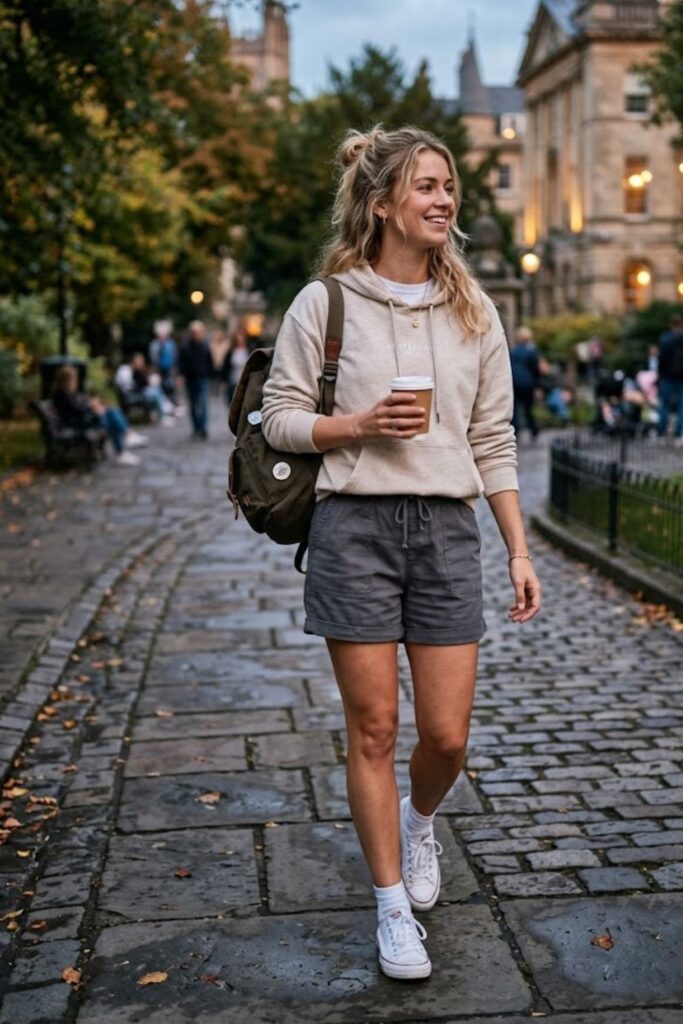 Hoodie with Shorts