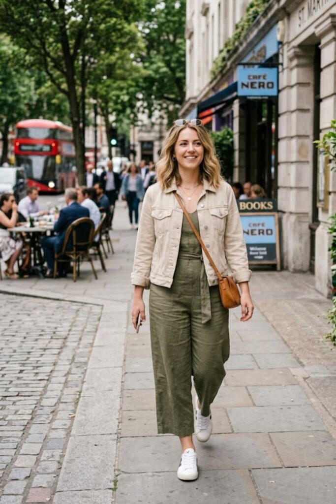 Jumpsuit with Light Jacket