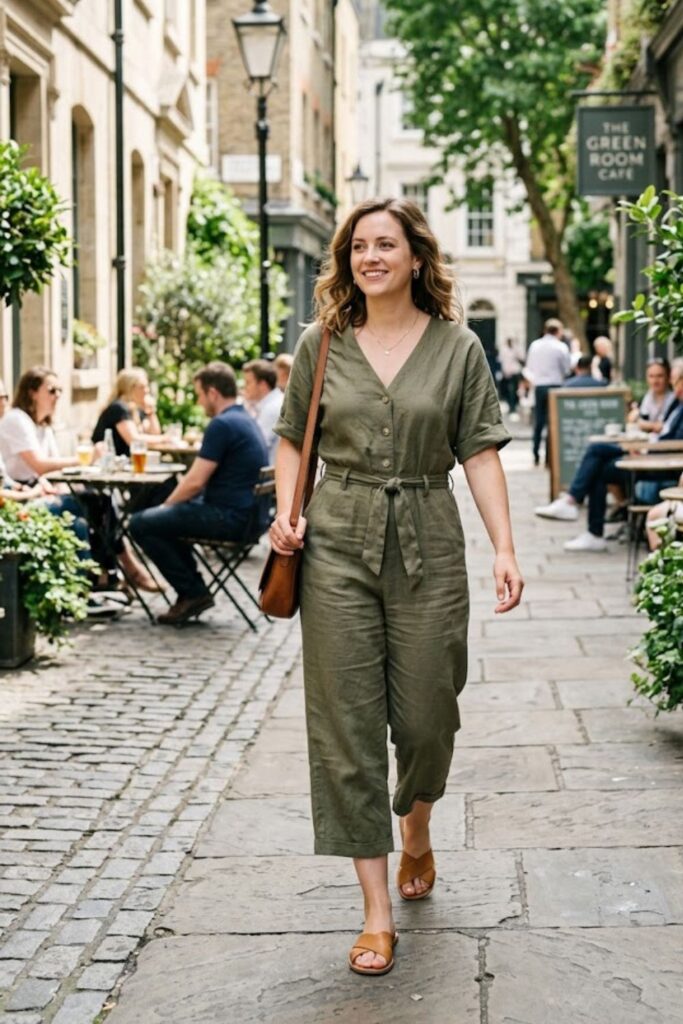 Jumpsuit with Sandals