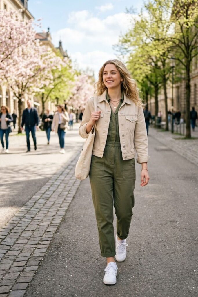  Light Jacket with Jumpsuit