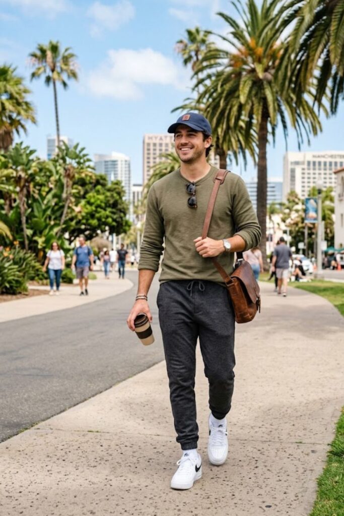 Long-Sleeve Tee with Joggers