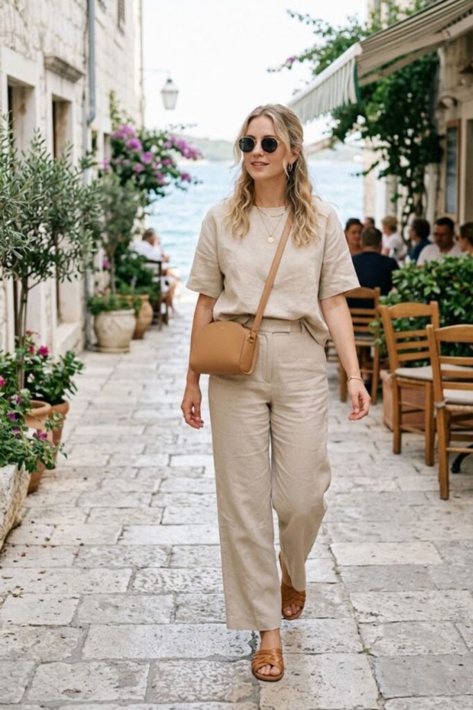 Monochrome Beige Outfit