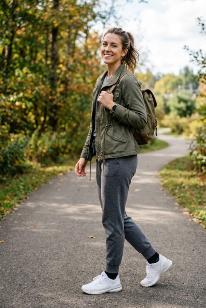 Utility Jacket with Jogger Pants