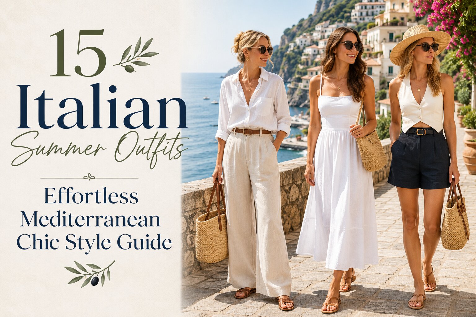 15 Italian Summer Outfits: Effortless Mediterranean Chic Style Guide