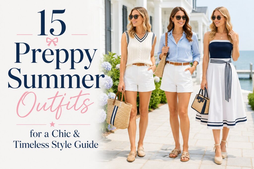 15 Preppy Summer Outfits