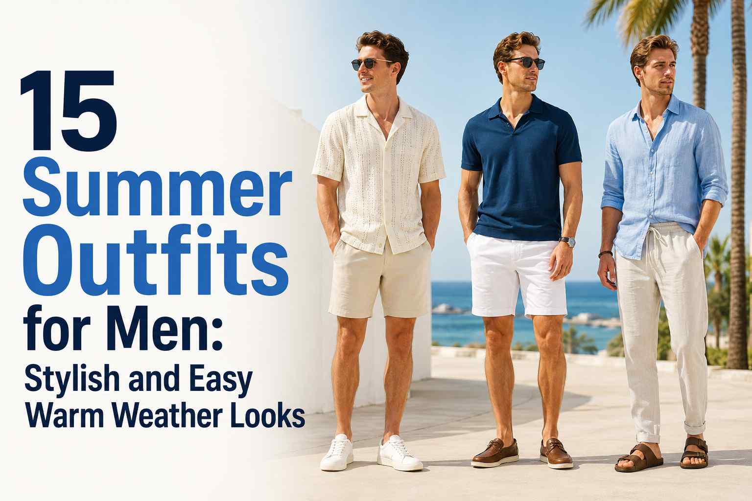 15 Summer Outfits for Men: Stylish and Easy Warm Weather Looks