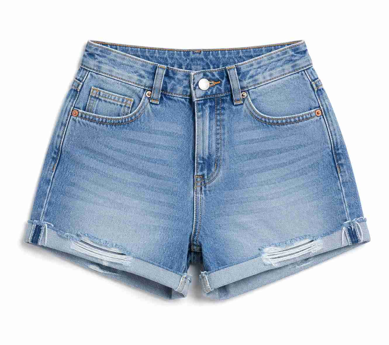 Denim shorts