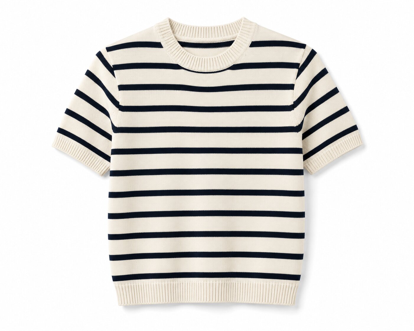 Striped knit top