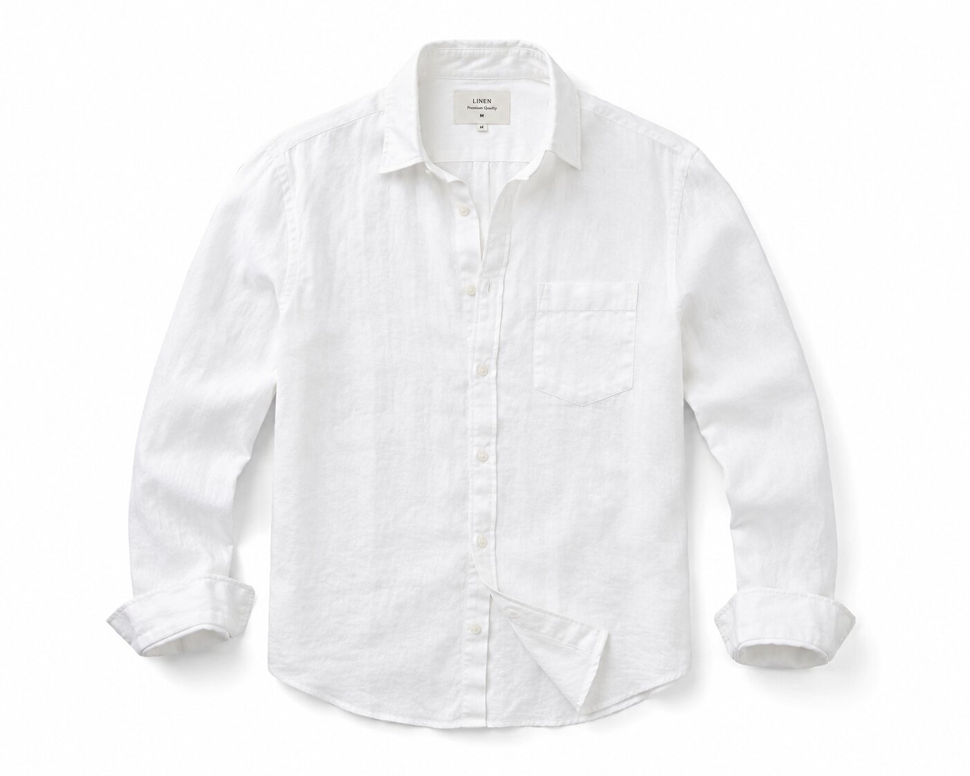 White linen shirt
