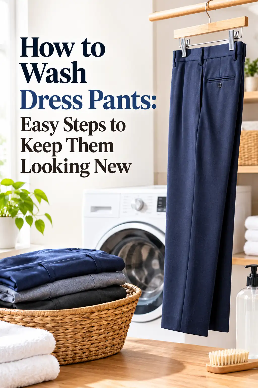 How to Wash Dress Pants